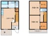 ルシアス 2LDKの間取り