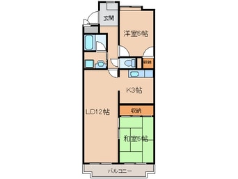 間取図 ラ　フォーレＹＡＭＡＤＡ