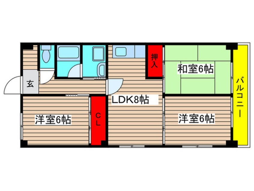 間取図 ア－トライフタケセイ