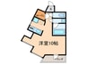 リエス東別院 1Rの間取り