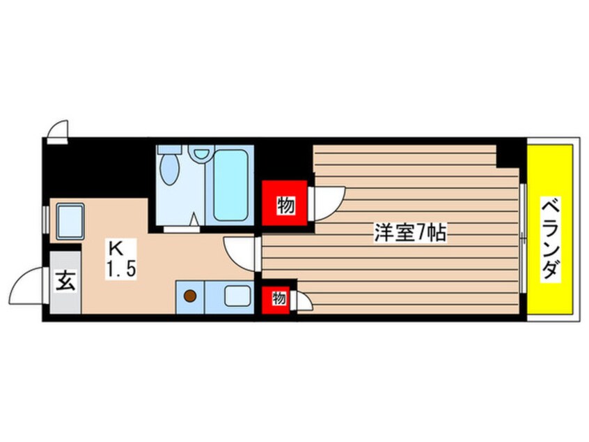 間取図 ドエル植田南