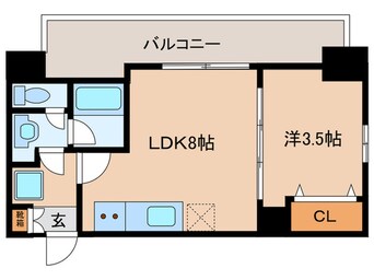 間取図 ルネフラッツ名駅西