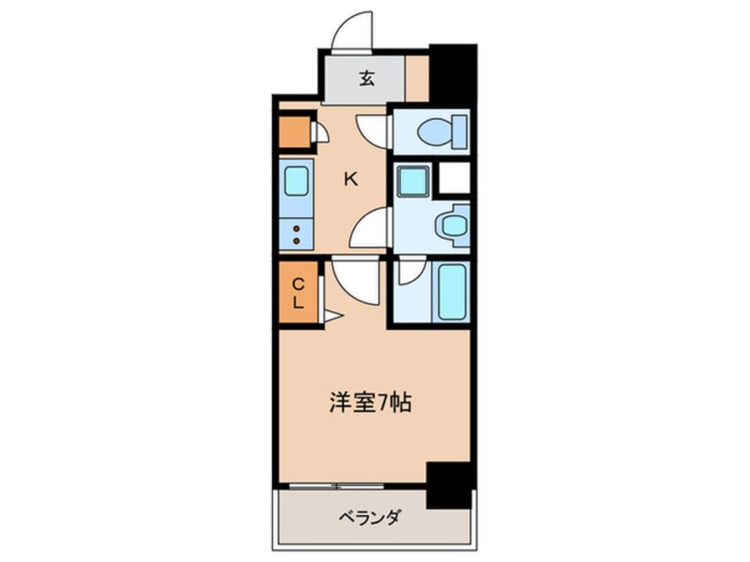 間取図 ルネフラッツ名駅西