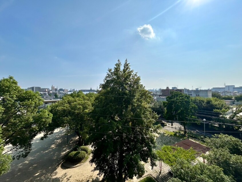 室内からの展望 宝大永寺ハイツ（５０７）