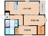 Kerasia 2LDKの間取り