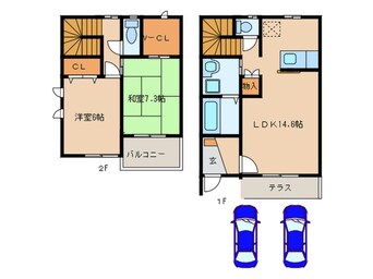 間取図 ポーレ楠