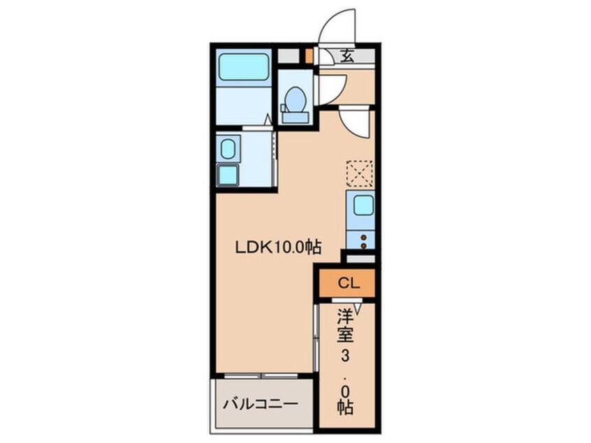 間取図 Ｊａｃｋ　ｋｉｎｊｏ　Ⅰ