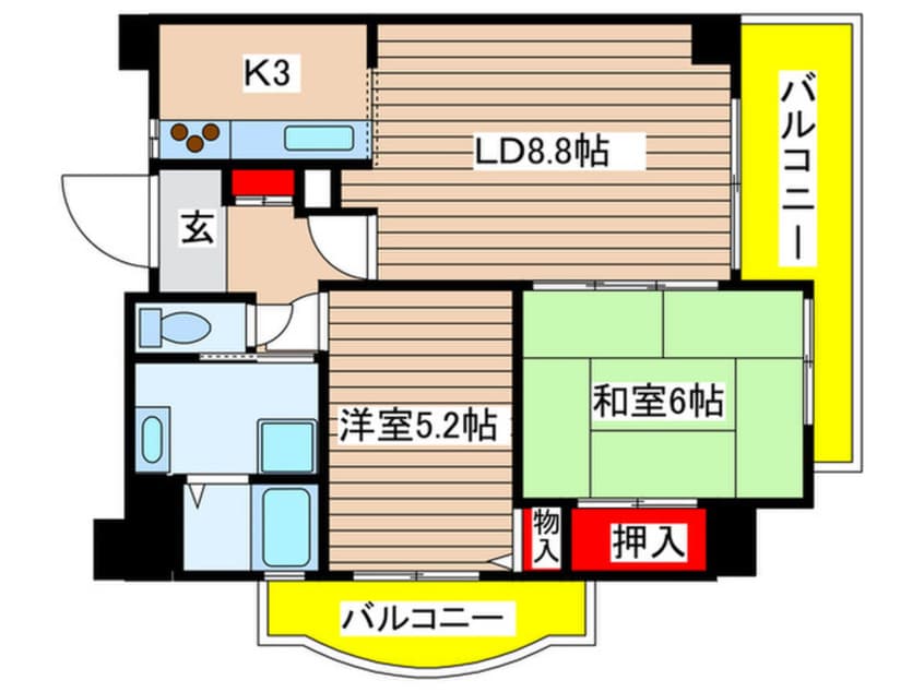 間取図 シティマンション赤池