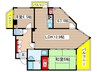 シティ－マンション赤池 2LDK+Sの間取り