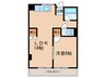 エグチマンション 1LDKの間取り