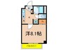 コンフォ－ル港楽 1Kの間取り