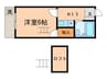 アンフィニ六番町 1Kの間取り