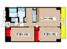 インプルーブ葵 2LDKの間取り