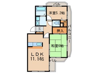 間取図 サンライズ本山