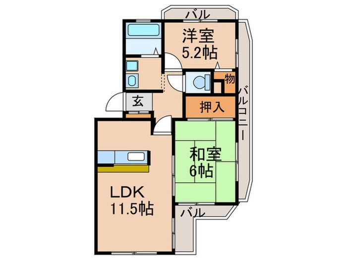 間取り図 サンライズ本山