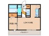 Ｄ－ｒｏｏｍ富士松 1LDKの間取り
