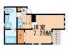 Soleil LevantⅡ 1Kの間取り