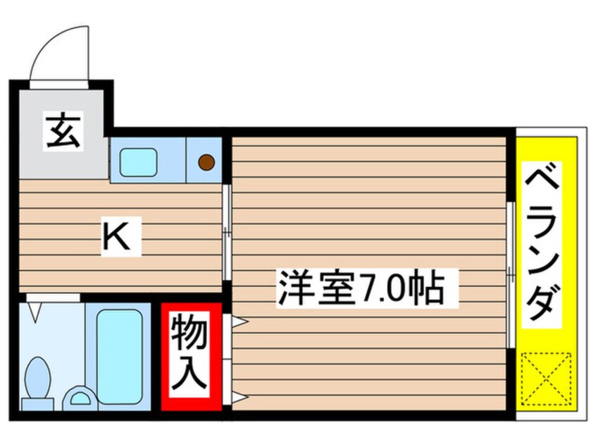 間取図 ハイツハシマ