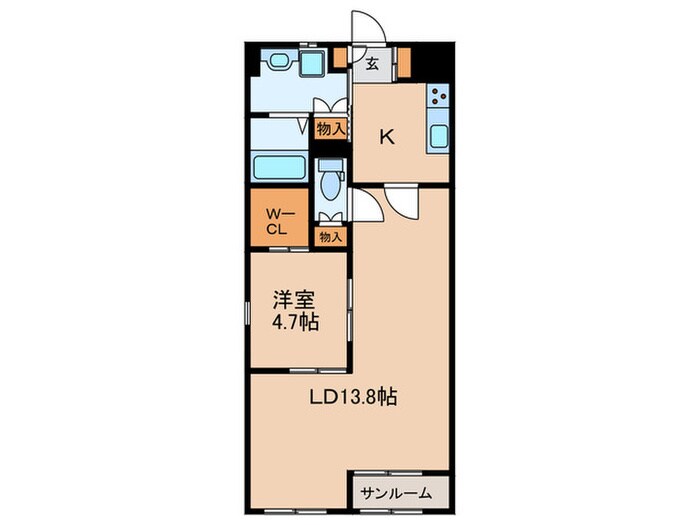 間取り図 猫ん家　シャトン黄金