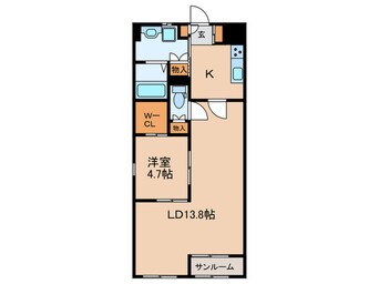 間取図 猫ん家　シャトン黄金