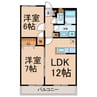 Ｋ・Ｒ・Ｔ 2LDKの間取り