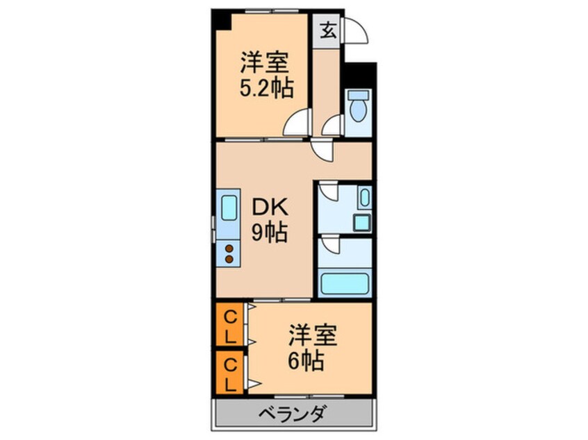 間取図 フェアモント２１
