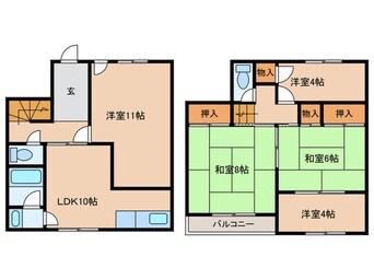 間取図 中新町１丁目戸建