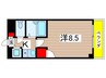 笹善ビル 1Kの間取り