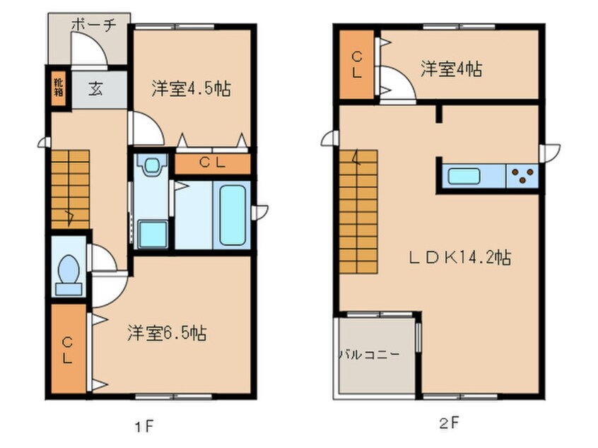 間取図 朝日城屋敷22　KODATEXⅠ(B棟)