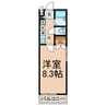 第２マンション菜の花 1Kの間取り
