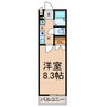 第２マンション菜の花 1Kの間取り