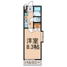 第２マンション菜の花 1Kの間取り