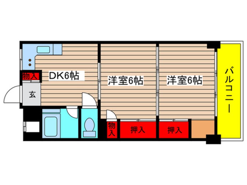 間取図 上浜ビル