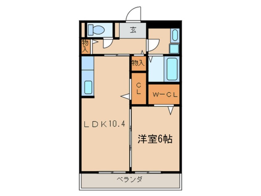 間取図 メルベ－ユメゾン