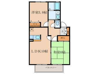 間取図 第４グリーンコーポ守山