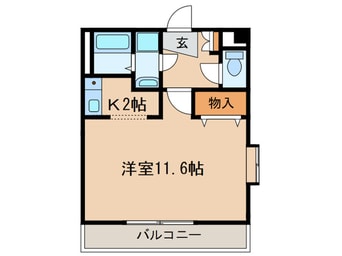 間取図 コンド・勝川(203)