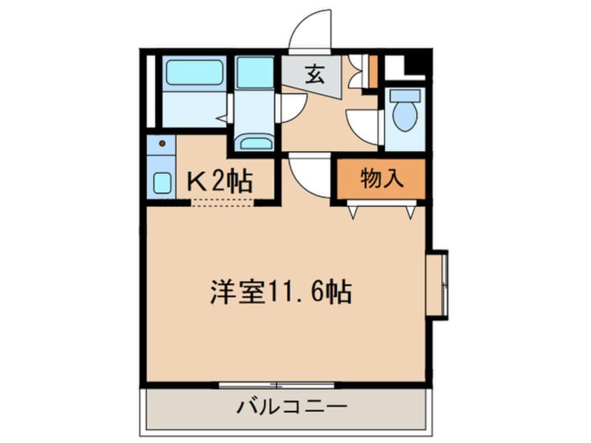 間取図 コンド・勝川(203)