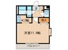 コンド・勝川(203) 1Kの間取り