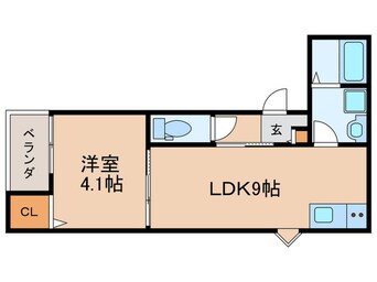 間取図 LECOCON中川Ⅱ
