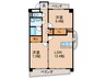 ルグラン 2LDKの間取り