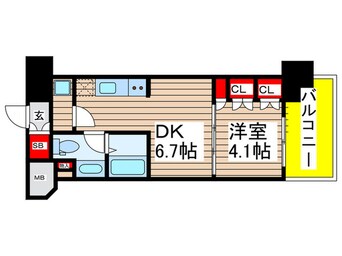 間取図 ザ・パークハビオ新栄