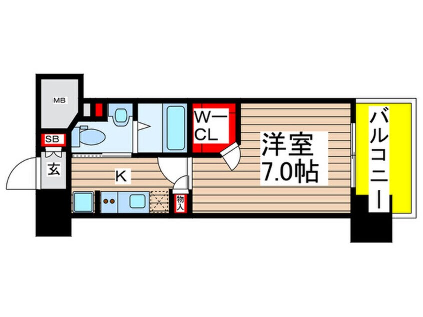 間取図 ザ・パークハビオ新栄