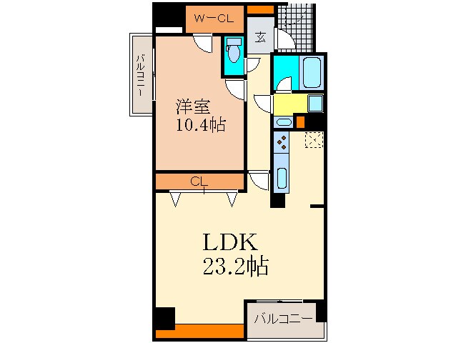 間取り図 カスタリア伏見