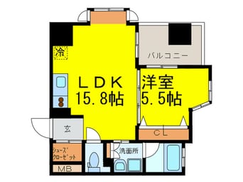間取図 カスタリア伏見