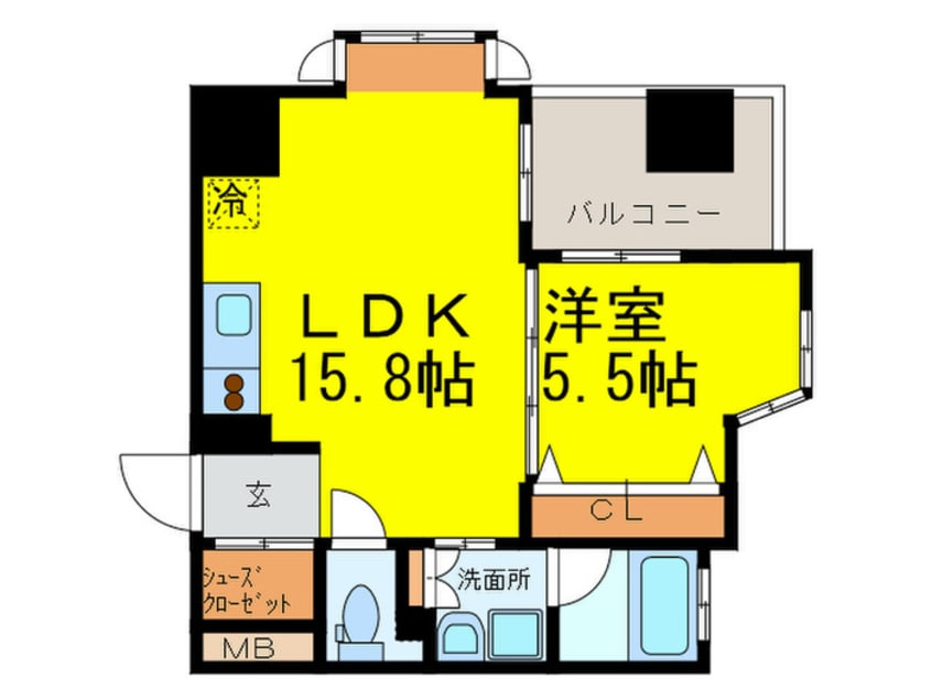 間取図 カスタリア伏見