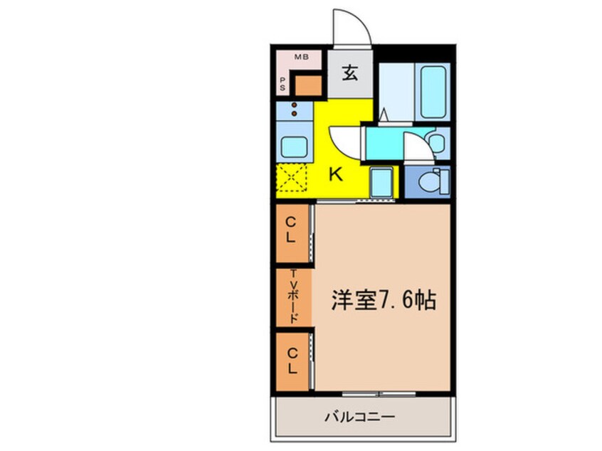 間取図 リブリ・東陽