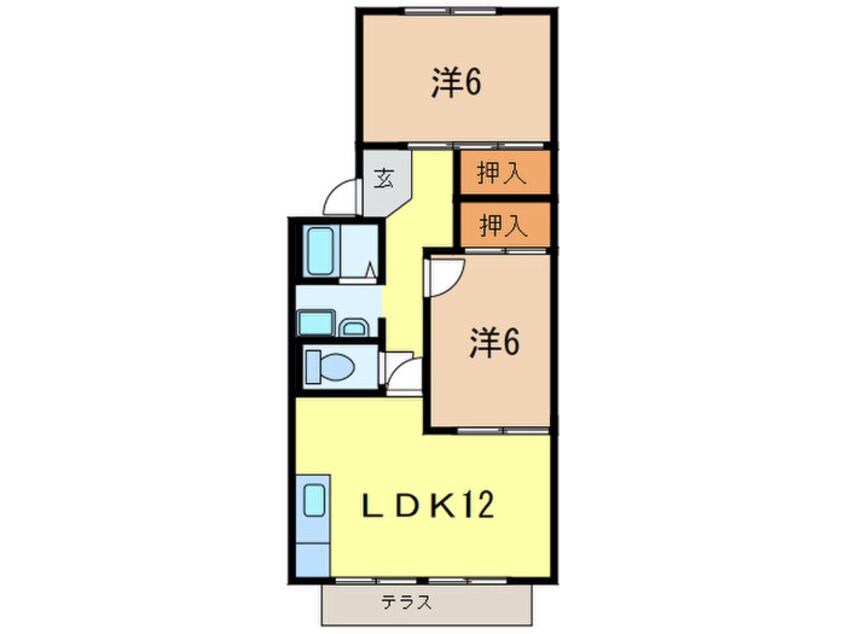 間取図 グリーンハイツ今川