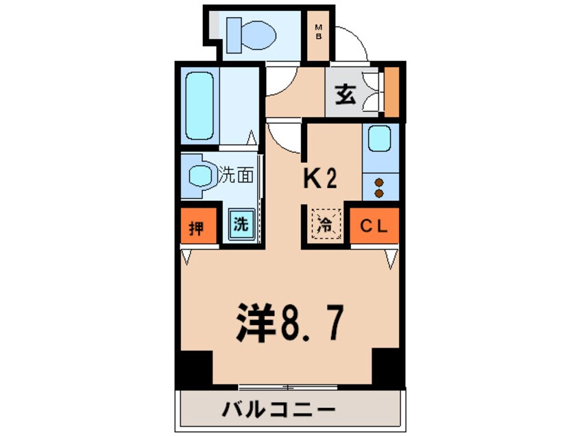 間取図 CASSIA車道