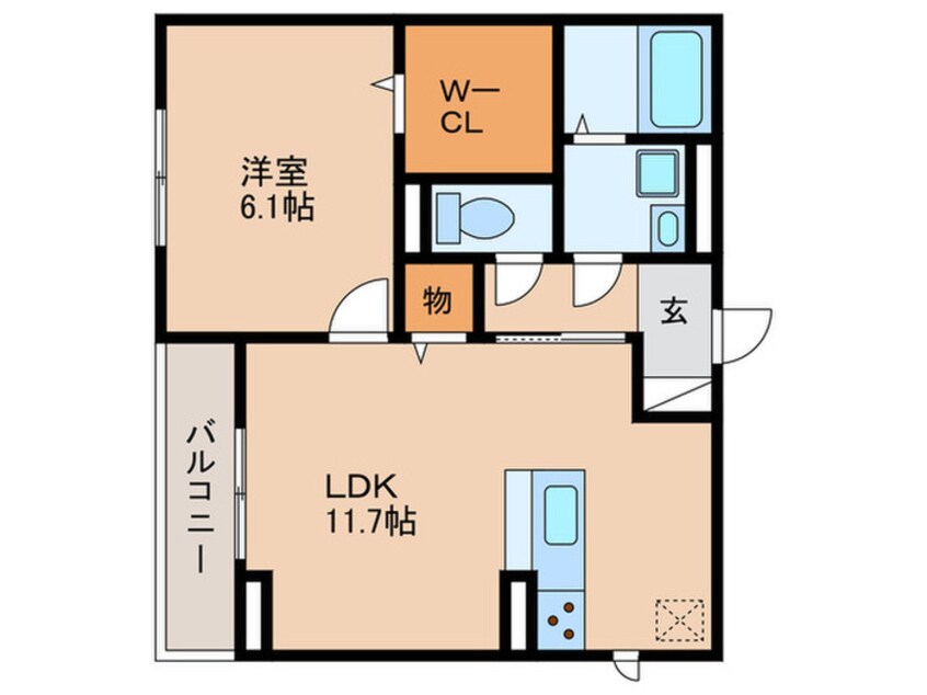 間取図 フェリーチェ