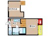 セレーネ 1Kの間取り